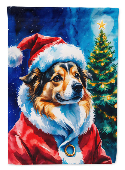 Sheltie Christmas Garden Flag
